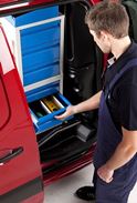 03_A side-opening drawer cabinet in a van